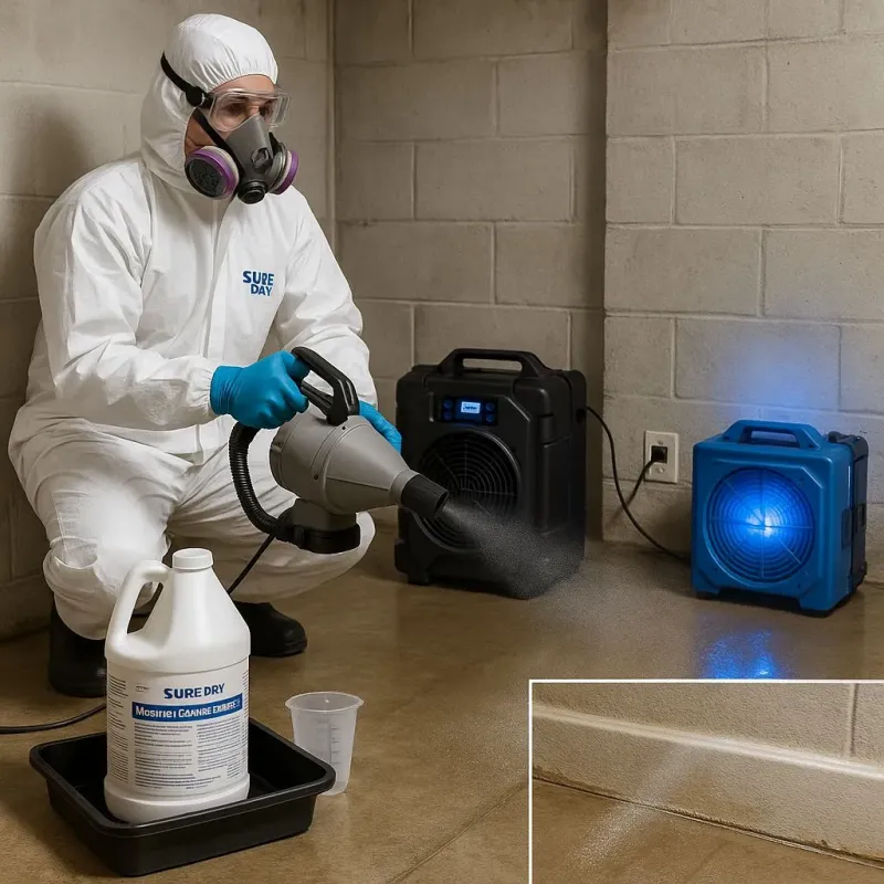 Sanitization and Odor Removal process in Tangerine, FL